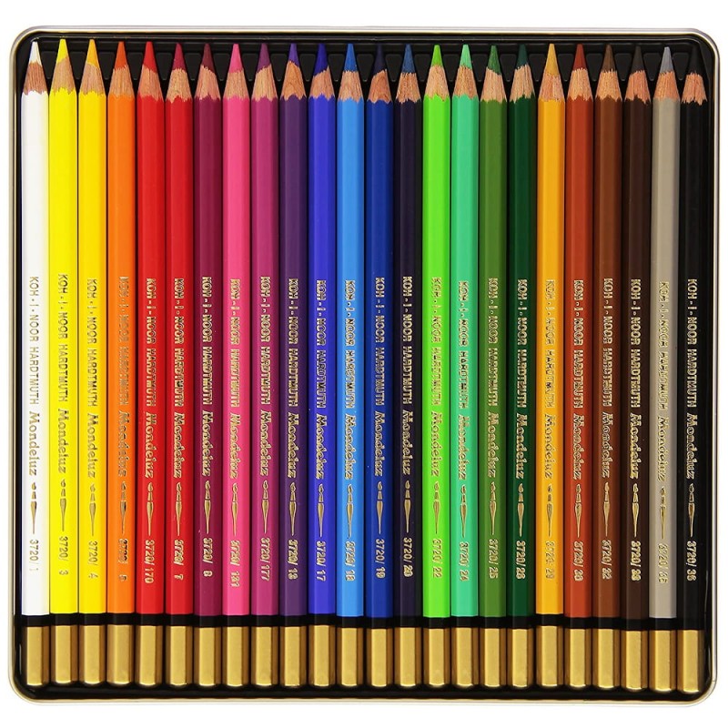 Zestaw kredek akwarelowych Koh-I-Noor Mondeluz - 24 szt.