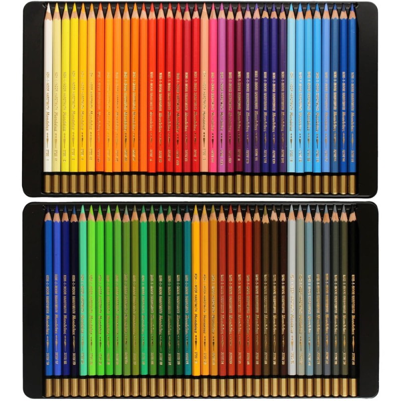 Zestaw kredek akwarelowych Koh-I-Noor Mondeluz - 72 szt., metalowa kasetka