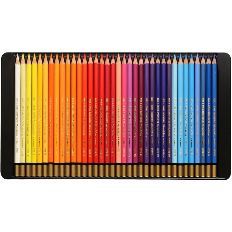 Zestaw kredek akwarelowych Koh-I-Noor Mondeluz - 72 szt., metalowa kasetka
