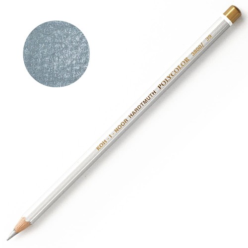 Kredka metaliczna Koh-I-Noor Polycolor - 39 Silver