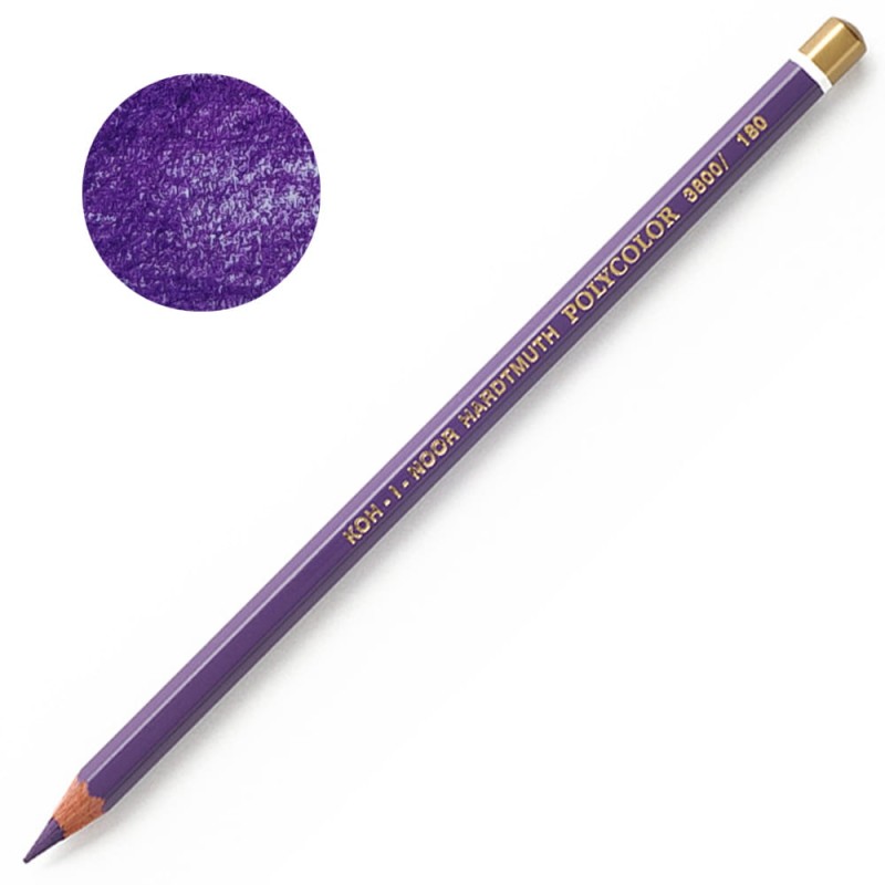 Kredka metaliczna Koh-I-Noor Polycolor - 180 Dark lavender violet