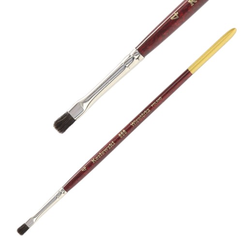 Pędzel Kozłowski wiewiórka seria 868 - 4 - płaski