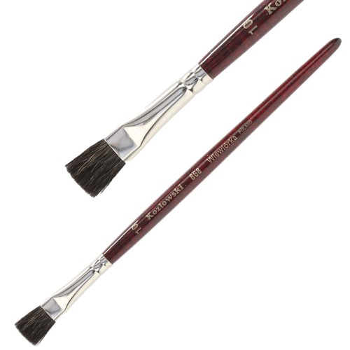 Pędzel Kozłowski wiewiórka seria 868 - 10 - płaski