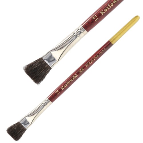 Pędzel Kozłowski wiewiórka seria 868 - 12 - płaski