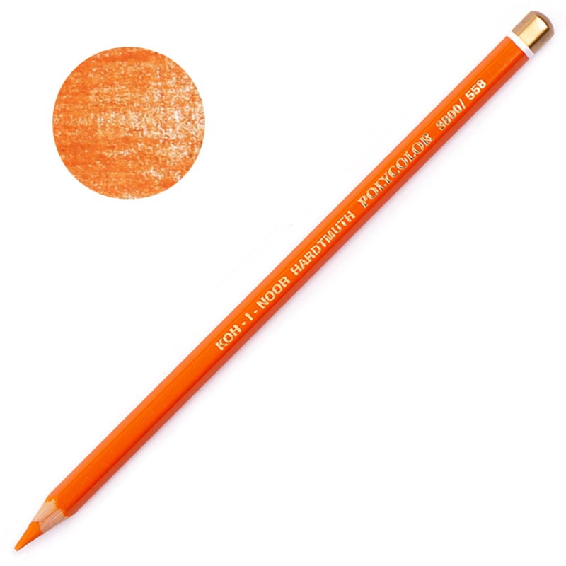 Kredka Koh-I-Noor Polycolor - 558 Fire orange