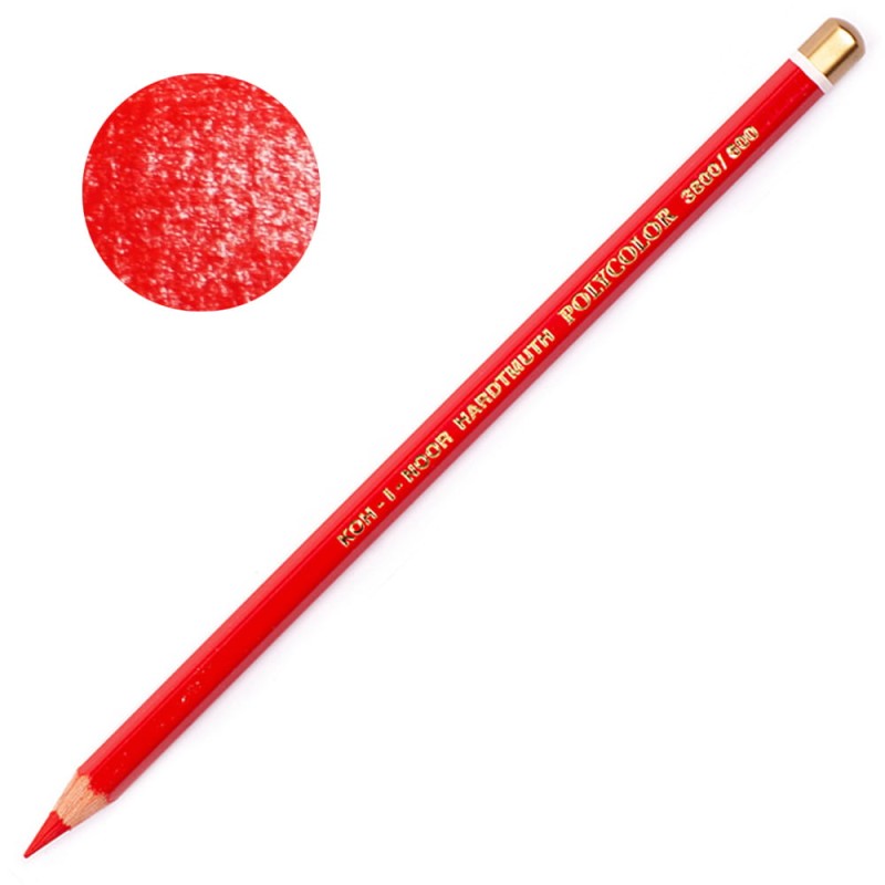 Kredka Koh-I-Noor Polycolor - 600 Light scarlet red