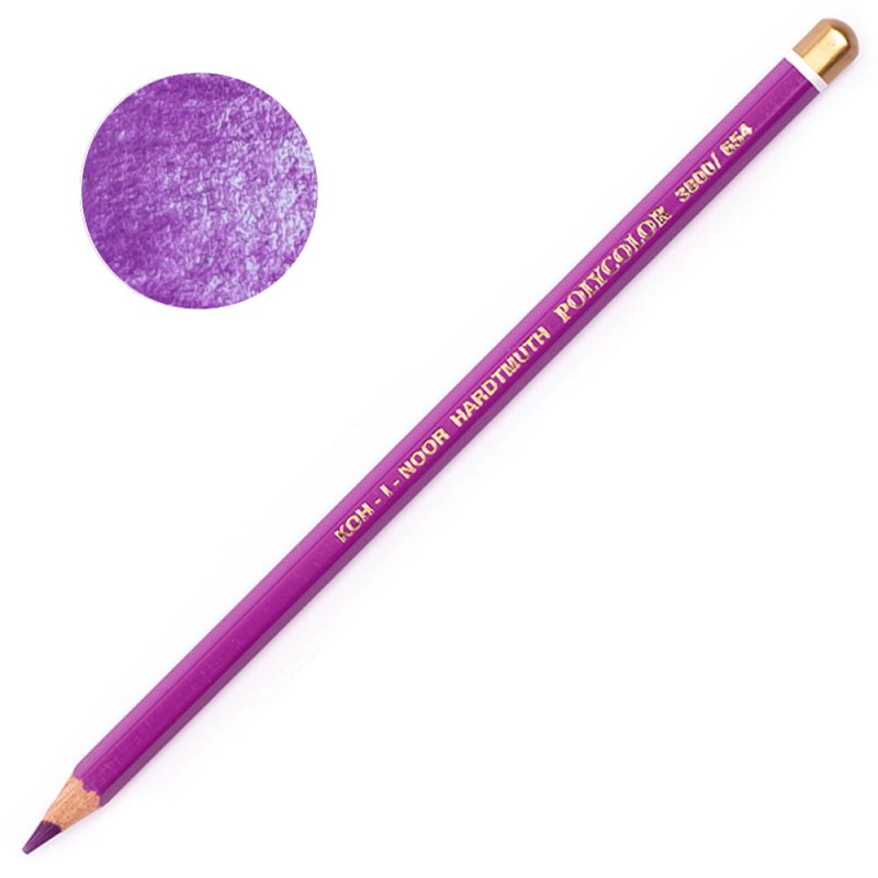 Kredka Koh-I-Noor Polycolor - 654 Dark reddish violet