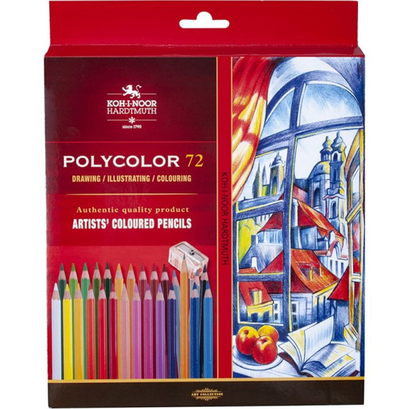 Zestaw kredek Koh-I-Noor Polycolor - 72 szt.