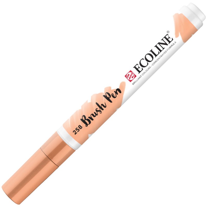 Marker Ecoline Brush Pen - 258 Apricot