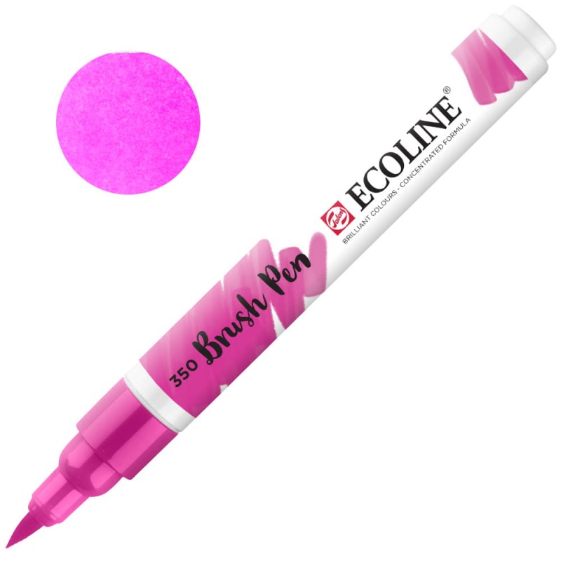 Marker Ecoline Brush Pen - 350 Fuchsia
