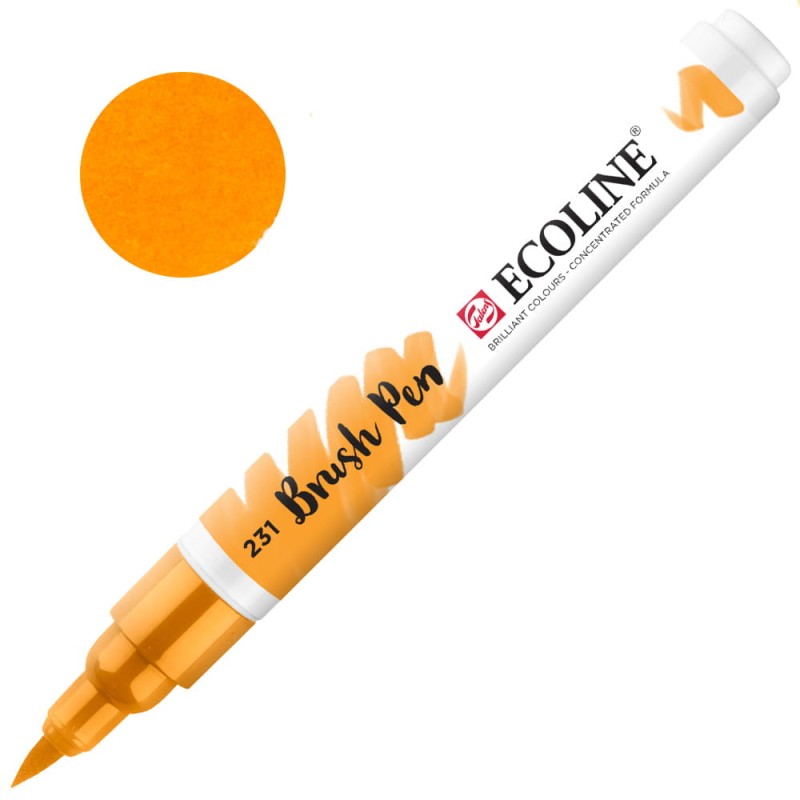 Marker Ecoline Brush Pen - 231 Gold Ochre