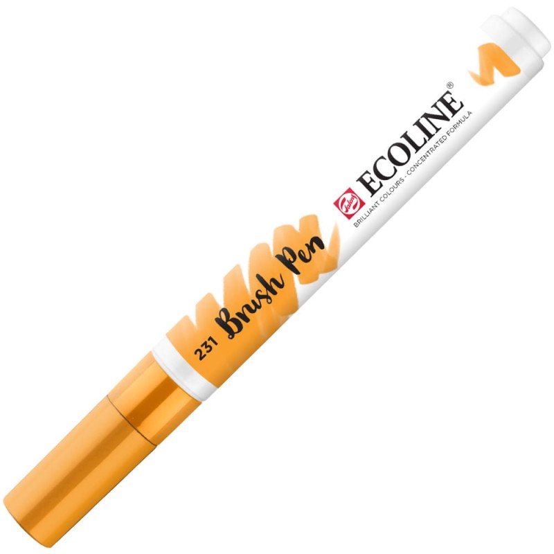 Marker Ecoline Brush Pen - 231 Gold Ochre