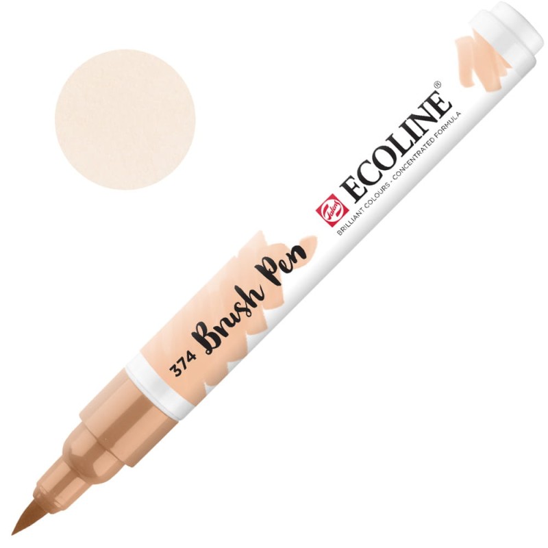 Marker Ecoline Brush Pen - 374 Pink Beige