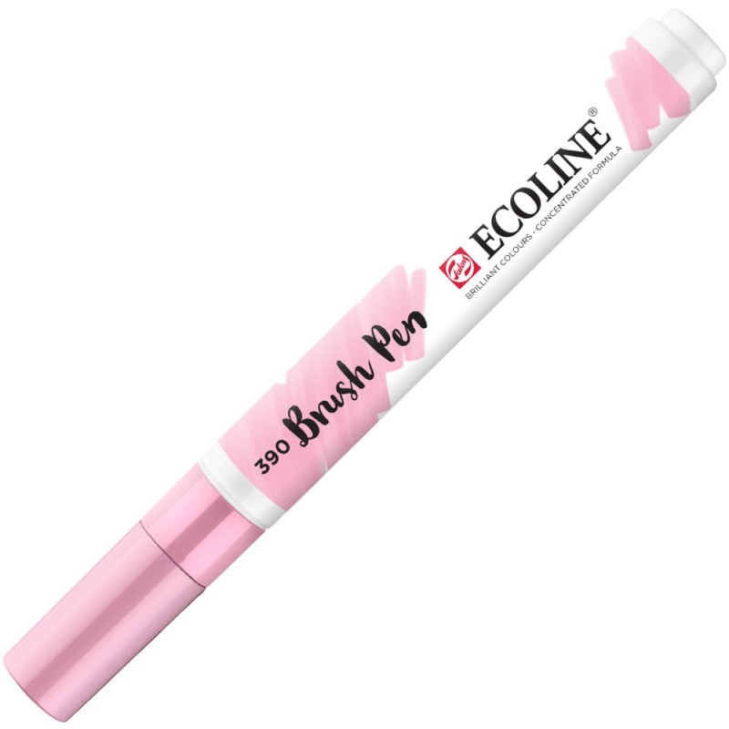 Marker Ecoline Brush Pen - 390 Pastel Rose