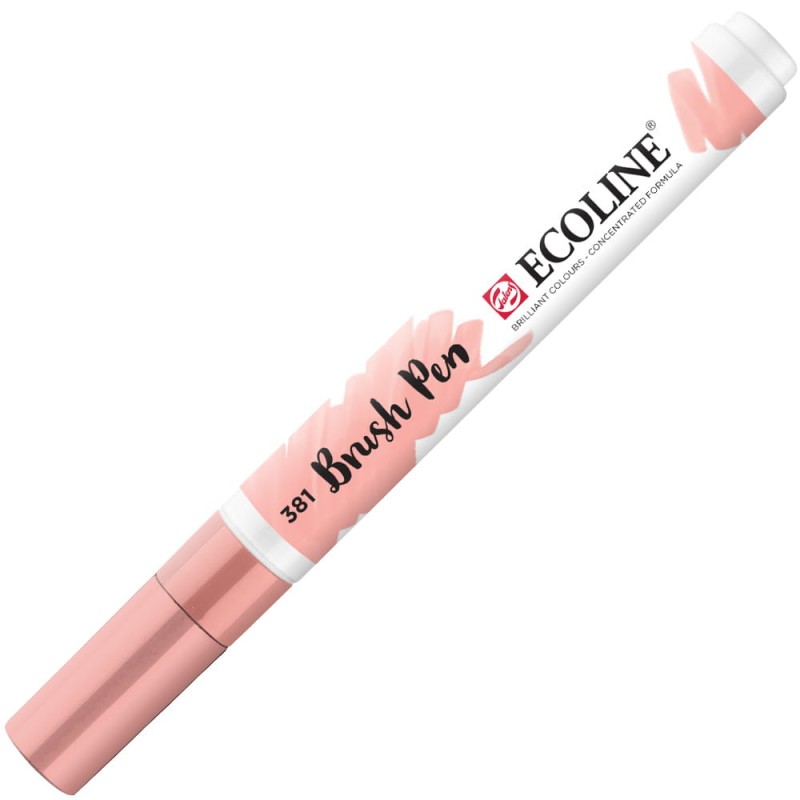 Marker Ecoline Brush Pen - 381 Pastel Red