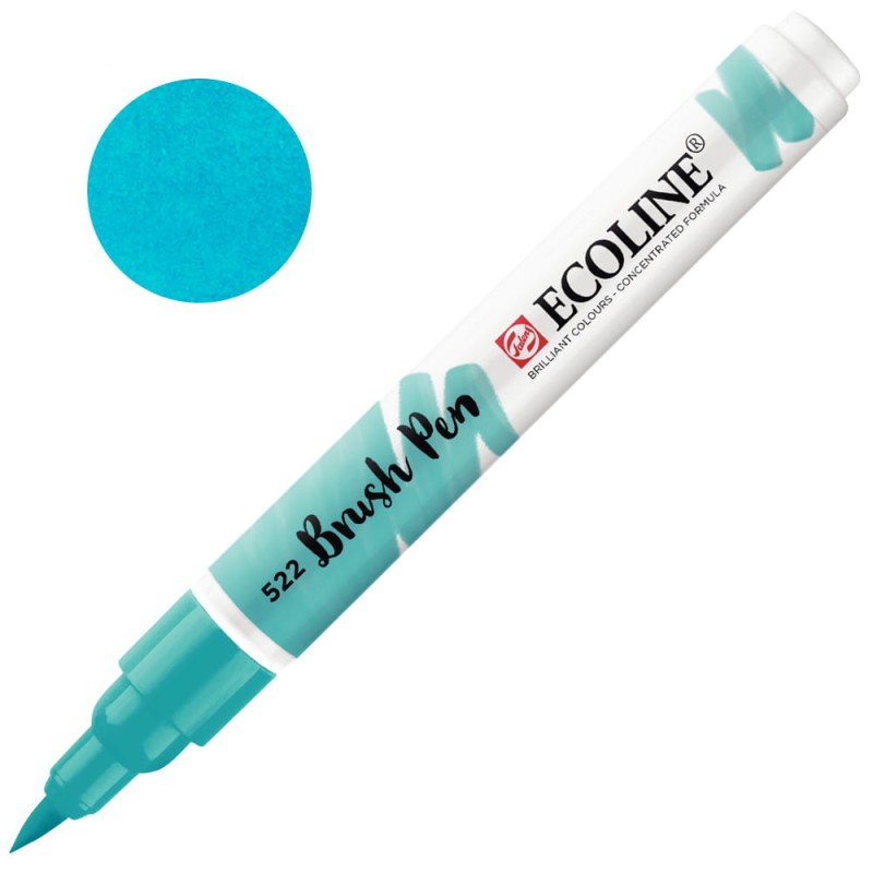 Marker Ecoline Brush Pen - 522 Turquoise