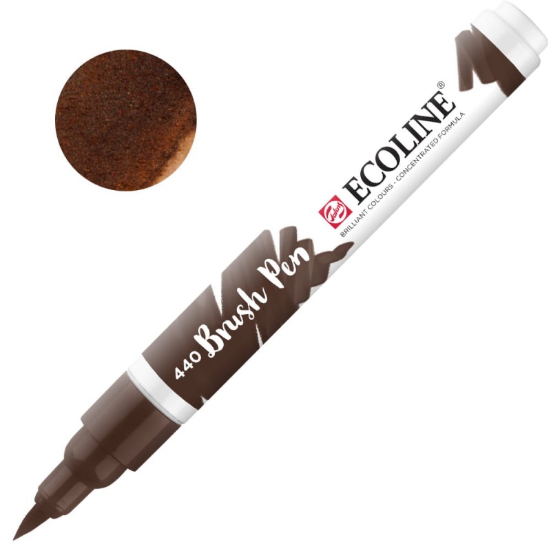 Marker Ecoline Brush Pen - 440 Sepia Deep