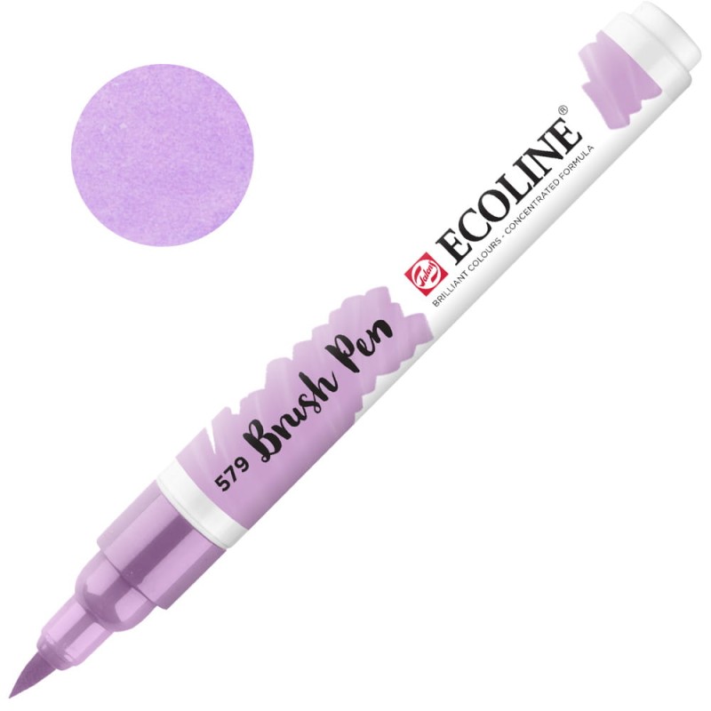 Marker Ecoline Brush Pen - 579 Pastel Violet