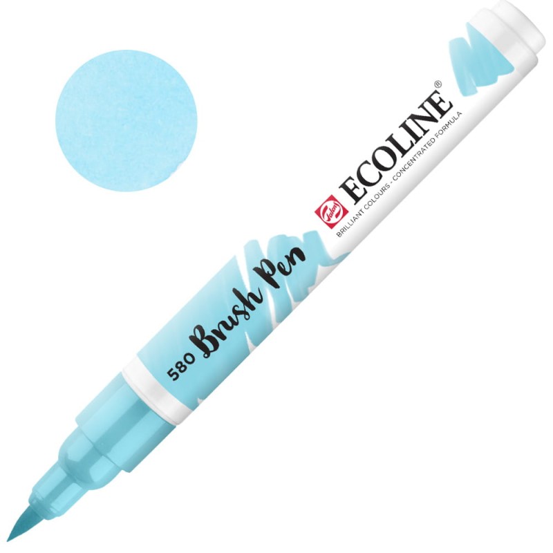 Marker Ecoline Brush Pen - 580 Pastel Blue