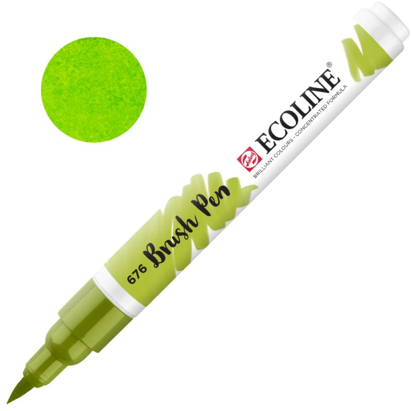 Marker Ecoline Brush Pen - 676 Grass Green