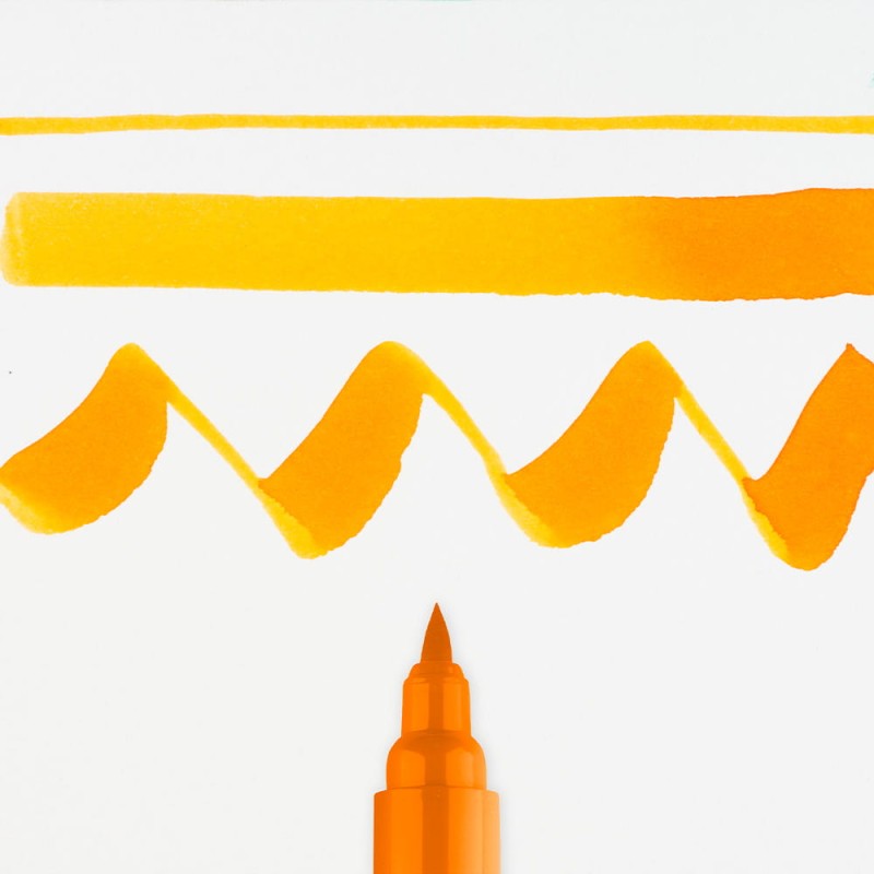 Marker Ecoline Brush Pen - 236 Light Orange