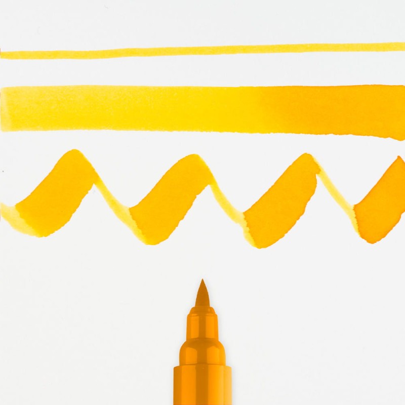 Marker Ecoline Brush Pen - 202 Deep Yellow