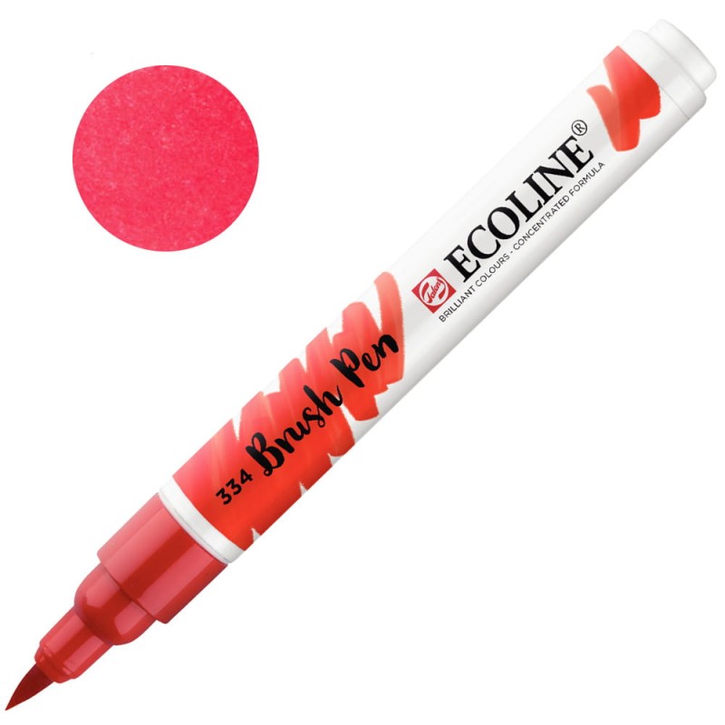 Marker Ecoline Brush Pen - 334 Scarlet