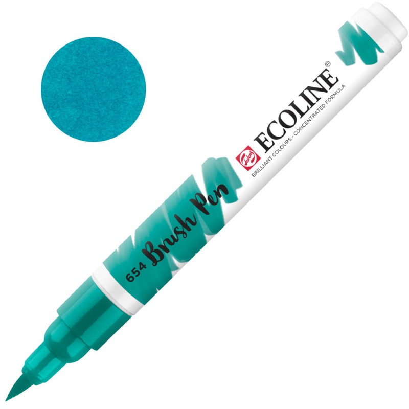 Marker Ecoline Brush Pen - 654 Fir Green