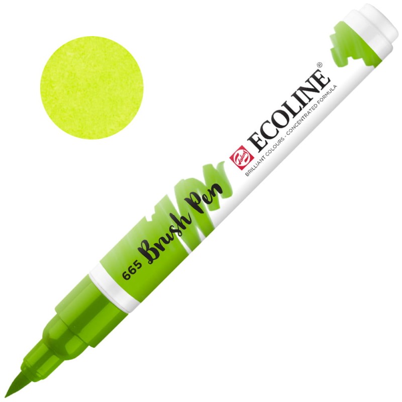 Marker Ecoline Brush Pen - 665 Spring Green