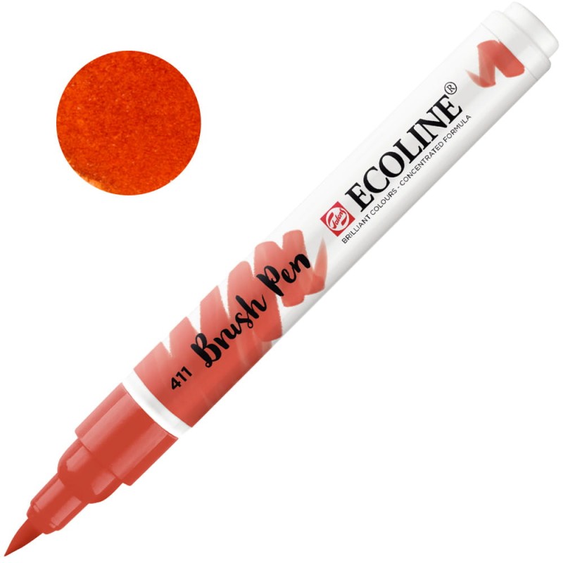 Marker Ecoline Brush Pen - 411 Burnt Sienna