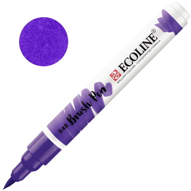 Marker Ecoline Brush Pen - 548 Blue Violet
