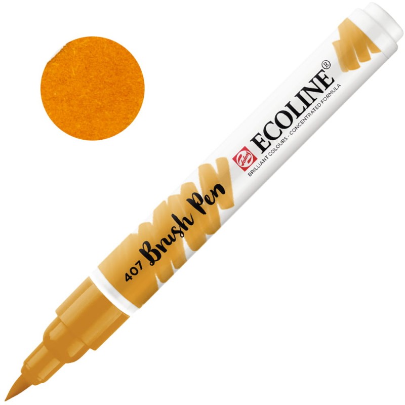 Marker Ecoline Brush Pen - 407 Deep Ochre