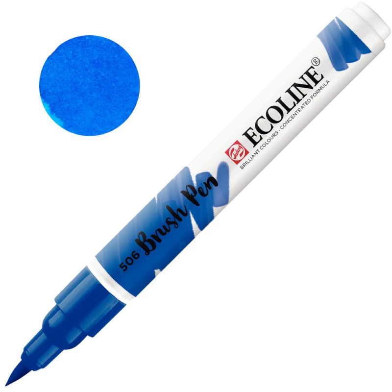 Marker Ecoline Brush Pen - 506 Ultramarine Deep
