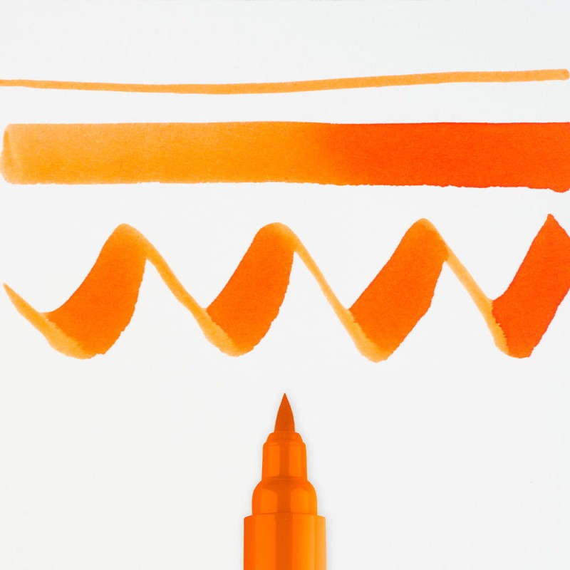 Marker Ecoline Brush Pen - 237 Deep Orange