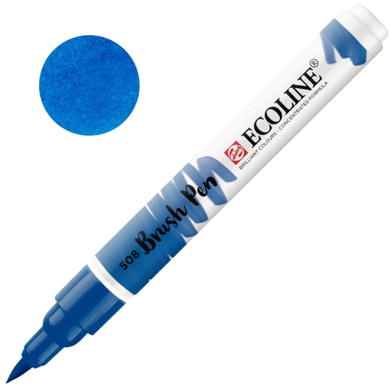 Marker Ecoline Brush Pen - 508 Prussian Blue