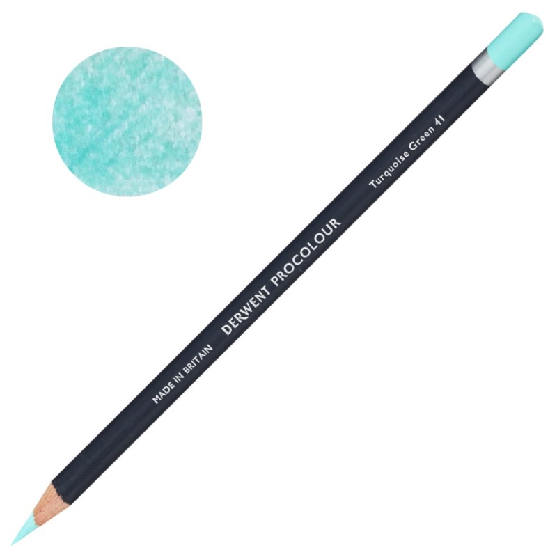 Kredka artystyczna Procolour Derwent - 41 Turquoise green