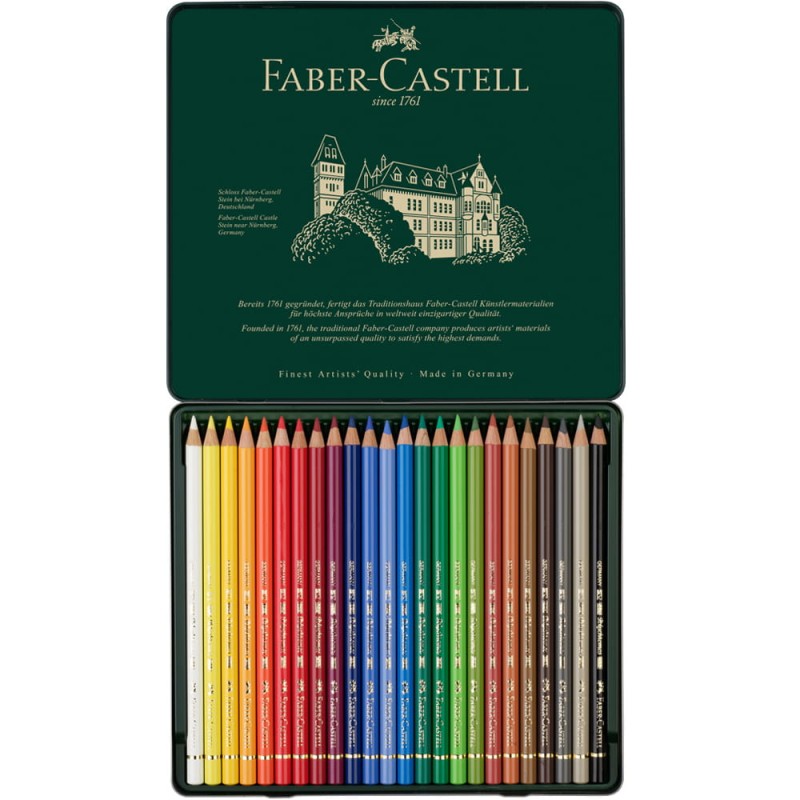 Zestaw kredek artystycznych  Polychromos 24 szt Faber Castell