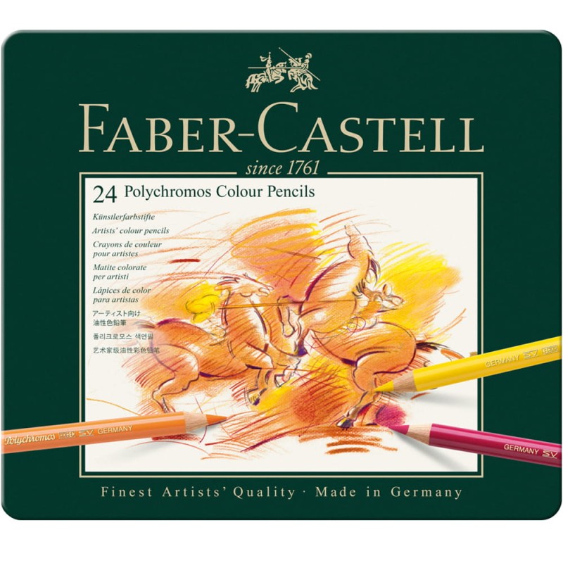 Zestaw kredek  24 szt Polychromos Faber Castell