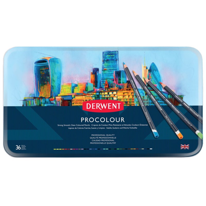 Zestaw kredek Derwent Procolour - 36 szt.