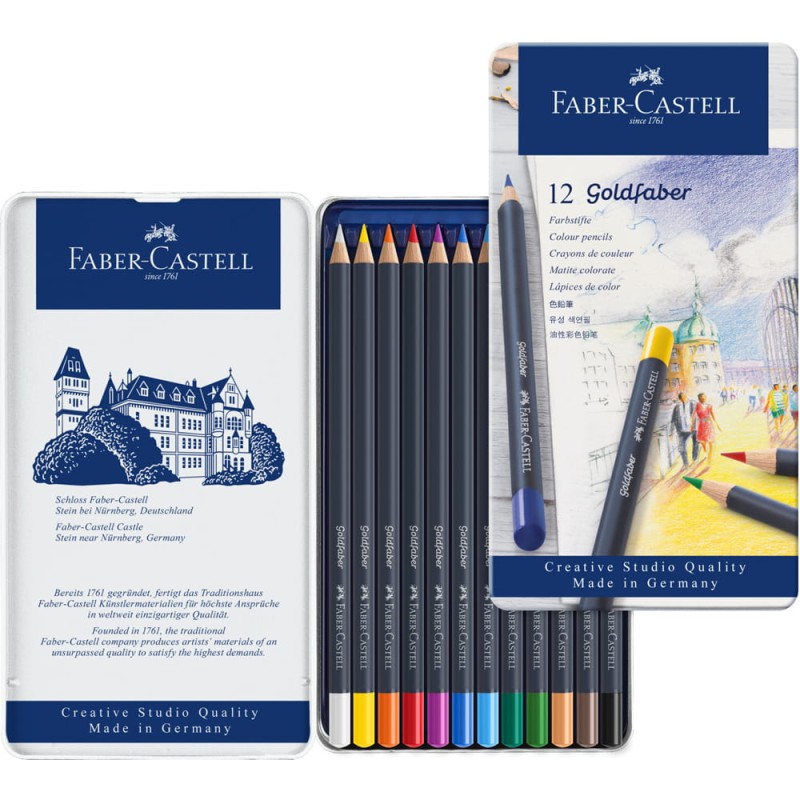 Goldfaber 12 szt Faber Castell zestaw kredek