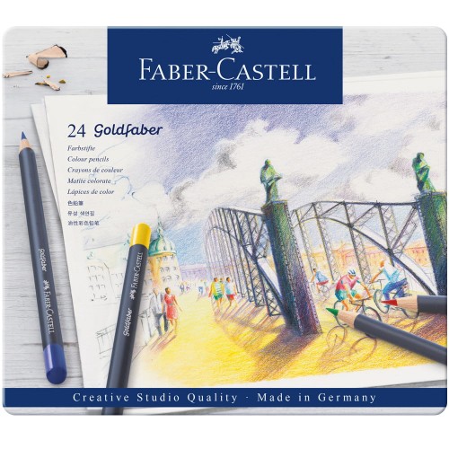 Zestaw kredek Faber-Castell Goldfaber 24 kolory