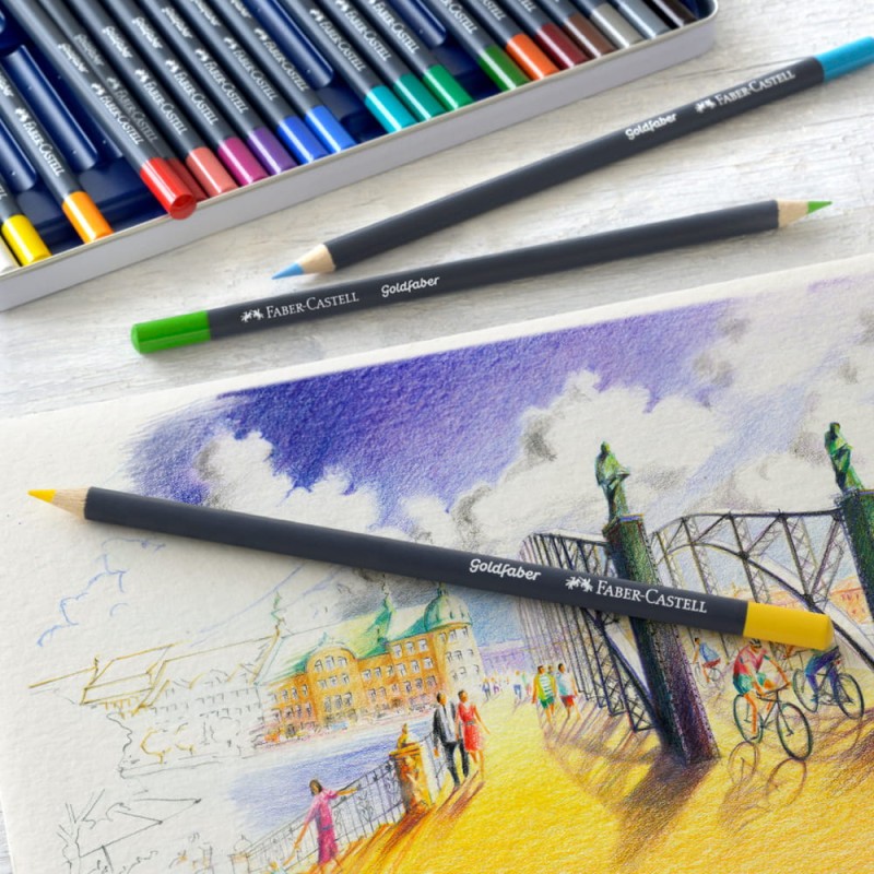 Zestaw kredek Goldfaber 24 szt Faber Castell