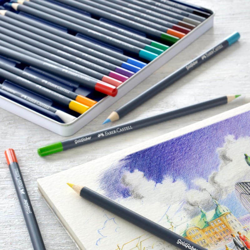 Kredki Goldfaber Aqua 24 kol Faber Castell