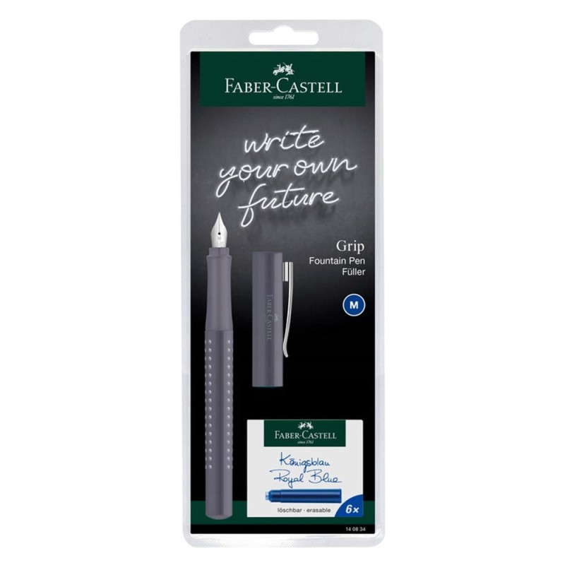 Pióro wieczne GRIP 2010 Faber-Castell - M Dapple Grey