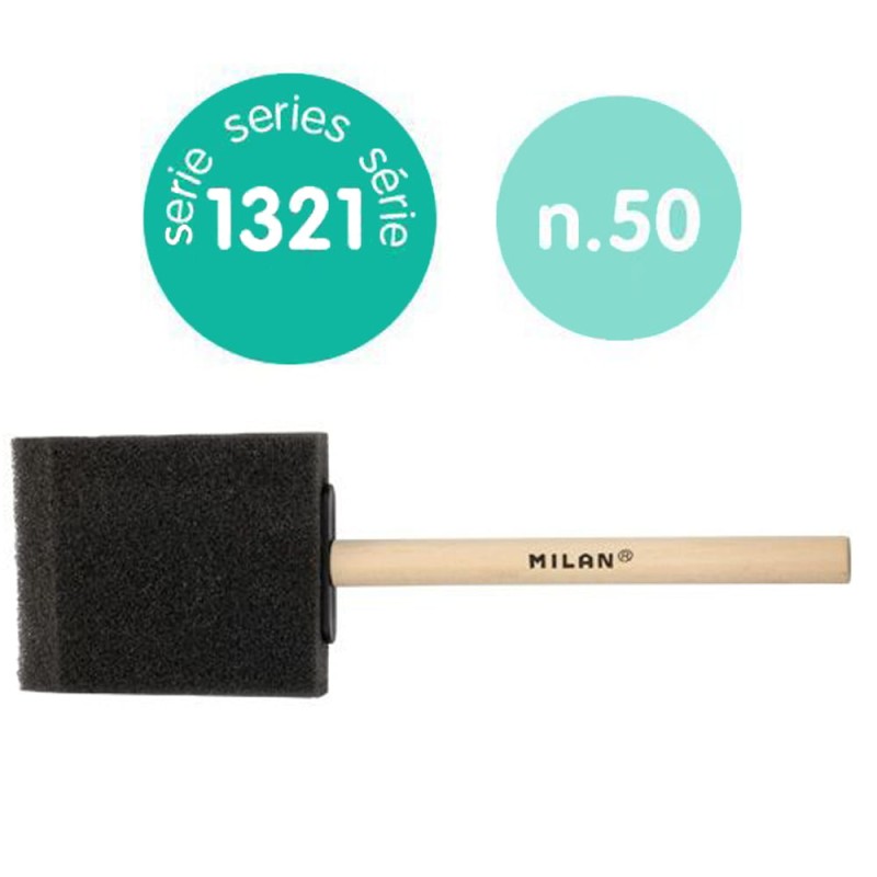 Pędzel gąbkowy płaski 50 mm Milan