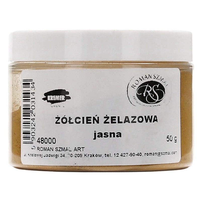 Pigment Żółcień żelazowa 50g 48000 Szmal