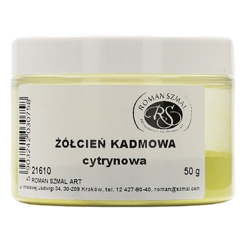 Pigment Żółcień kadmowa cytrynowa 50g 21610 Szmal