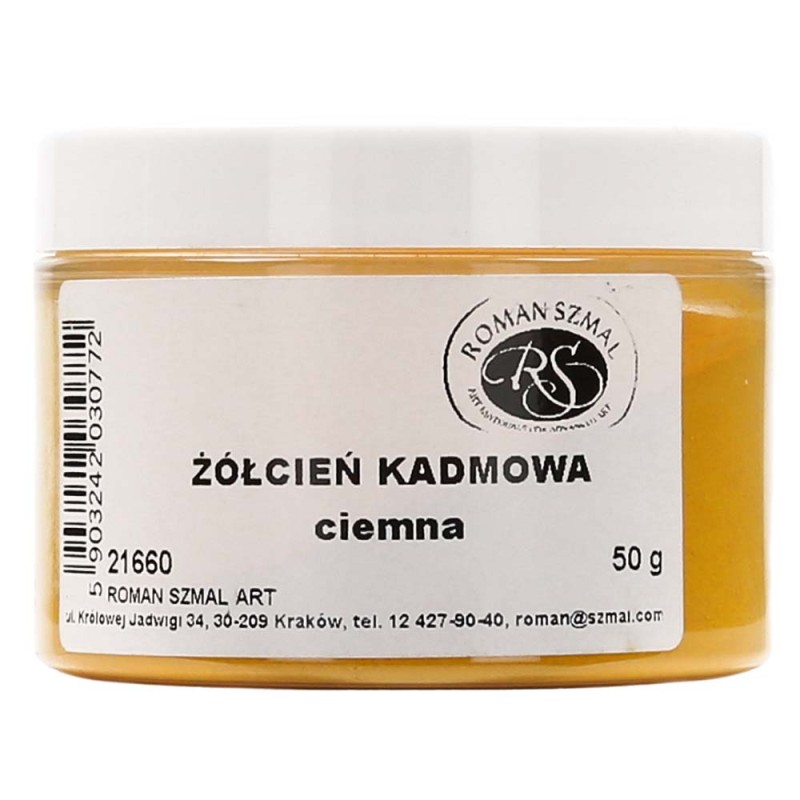 Pigment Żółcień kadmowa ciemna 50g 21660 Szmal