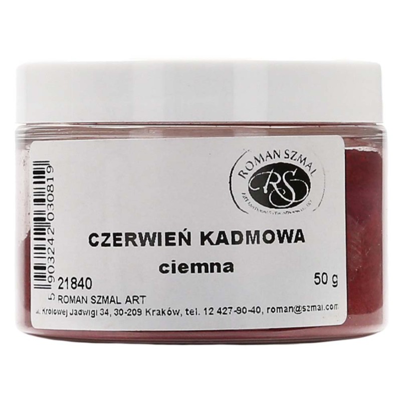 Pigment Czerwień kadmowa ciemna 50g 21840 Szmal