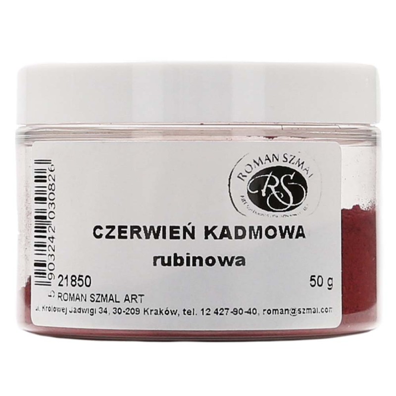 Pigment Czerwień kadmowa rubinowa 50g 21850 Szmal